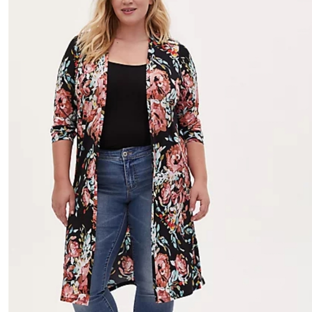 New Torrid Longline duster/cardigan kimono